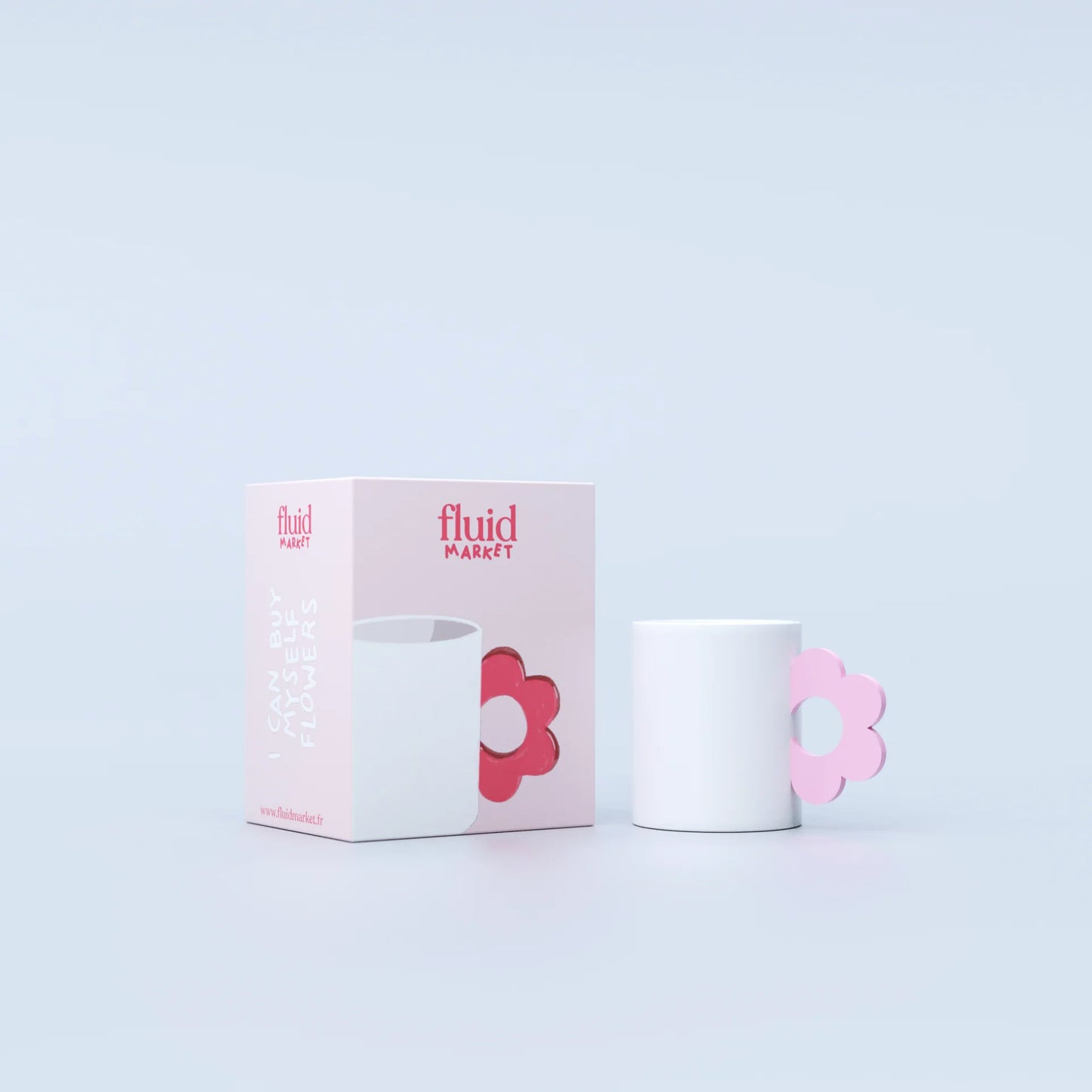 Mug Fleur Rose - Fluid Market