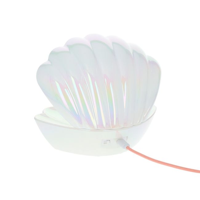 Lampe coquillage nacrée