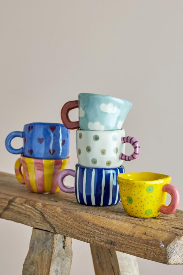 Nini Tasse, Jaune, Grès