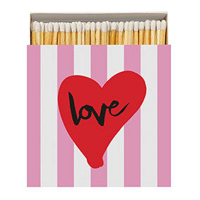 Boite d’allumettes « Love » - 11x11cm