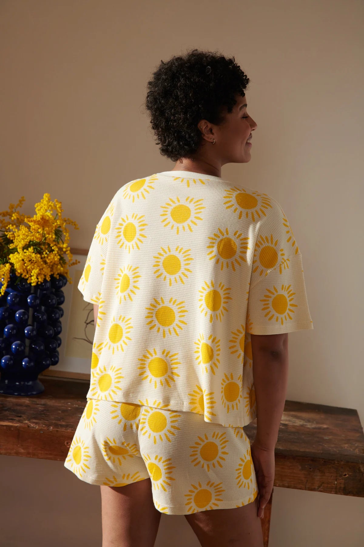 Pyjama gaufré coton bio - Souléu