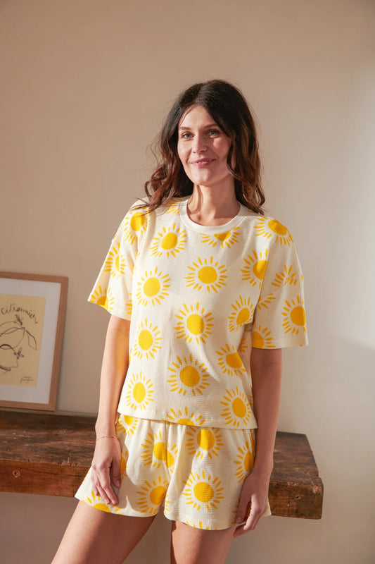 Pyjama gaufré coton bio - Souléu