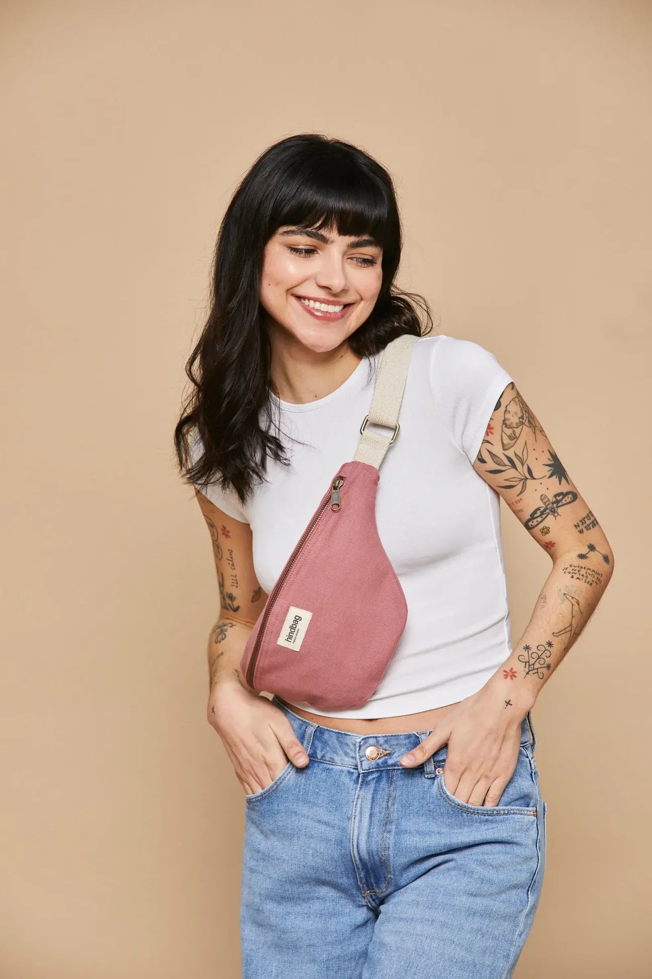 Sac banane Olivia Rose blush