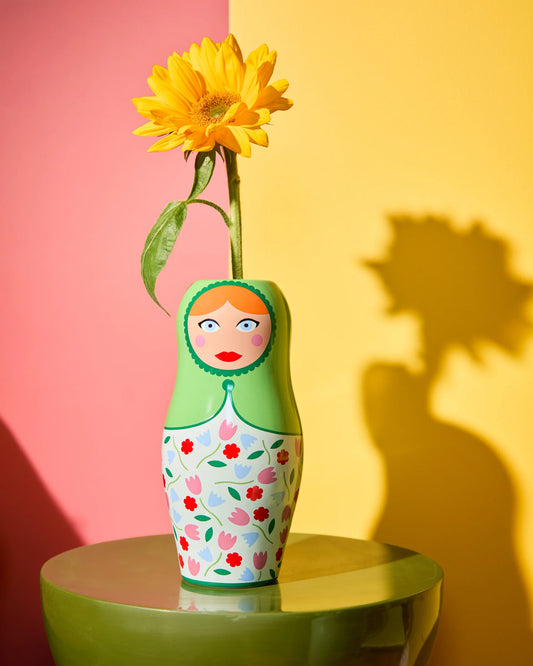 Vase Dolls Flowers - Fluid Market