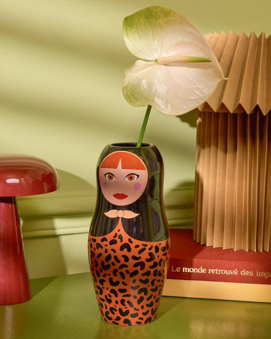 Vase Dolls Leopard - Fluid Market