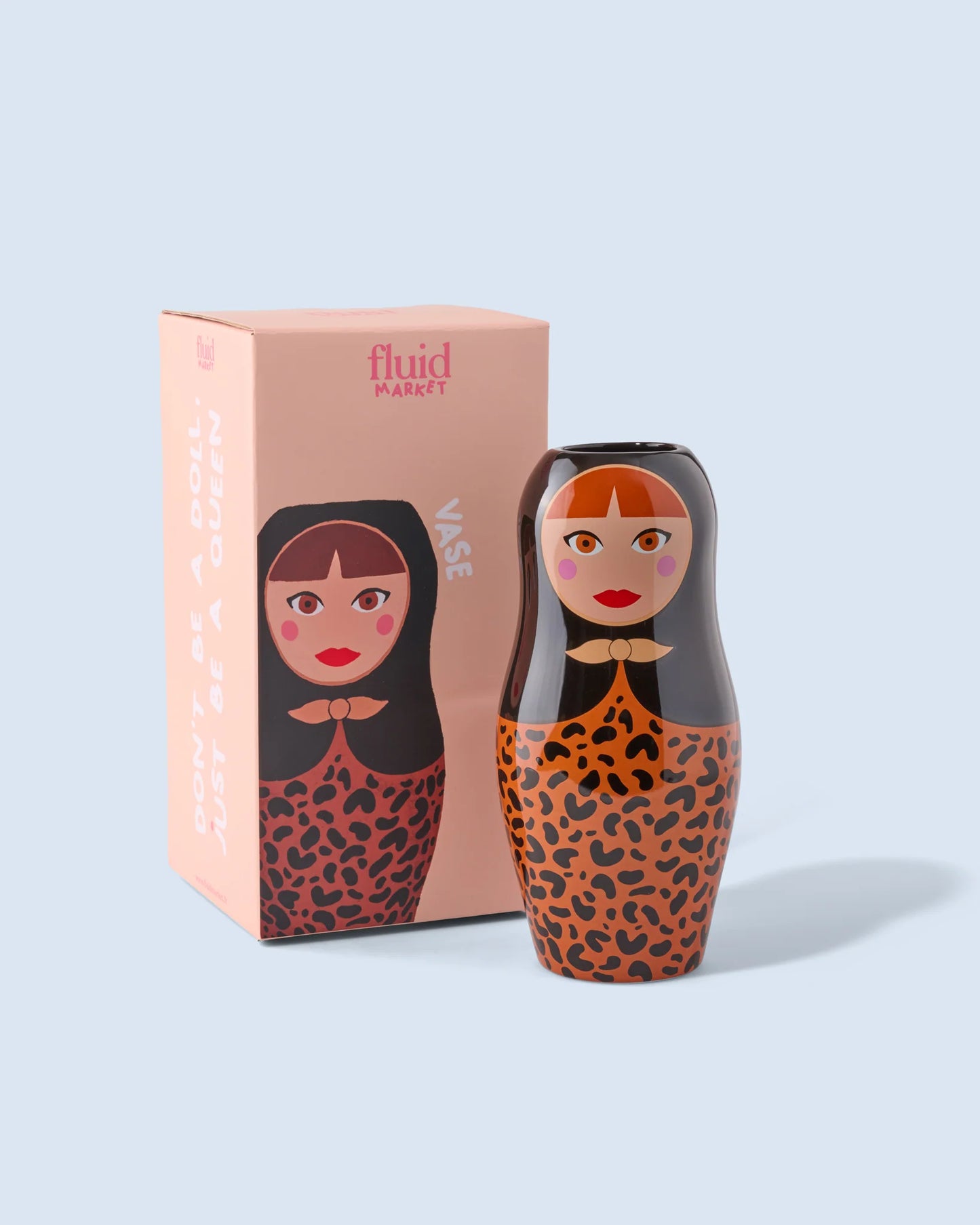 Vase Dolls Leopard - Fluid Market