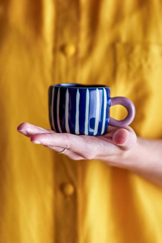 Nini Tasse, Bleu, Grès