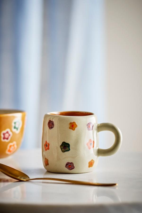 Addy Tasse, Blanc, Grès