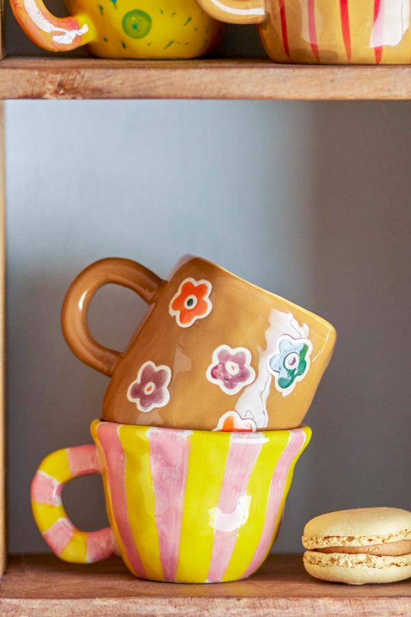 Addy Tasse, Marron, Grès