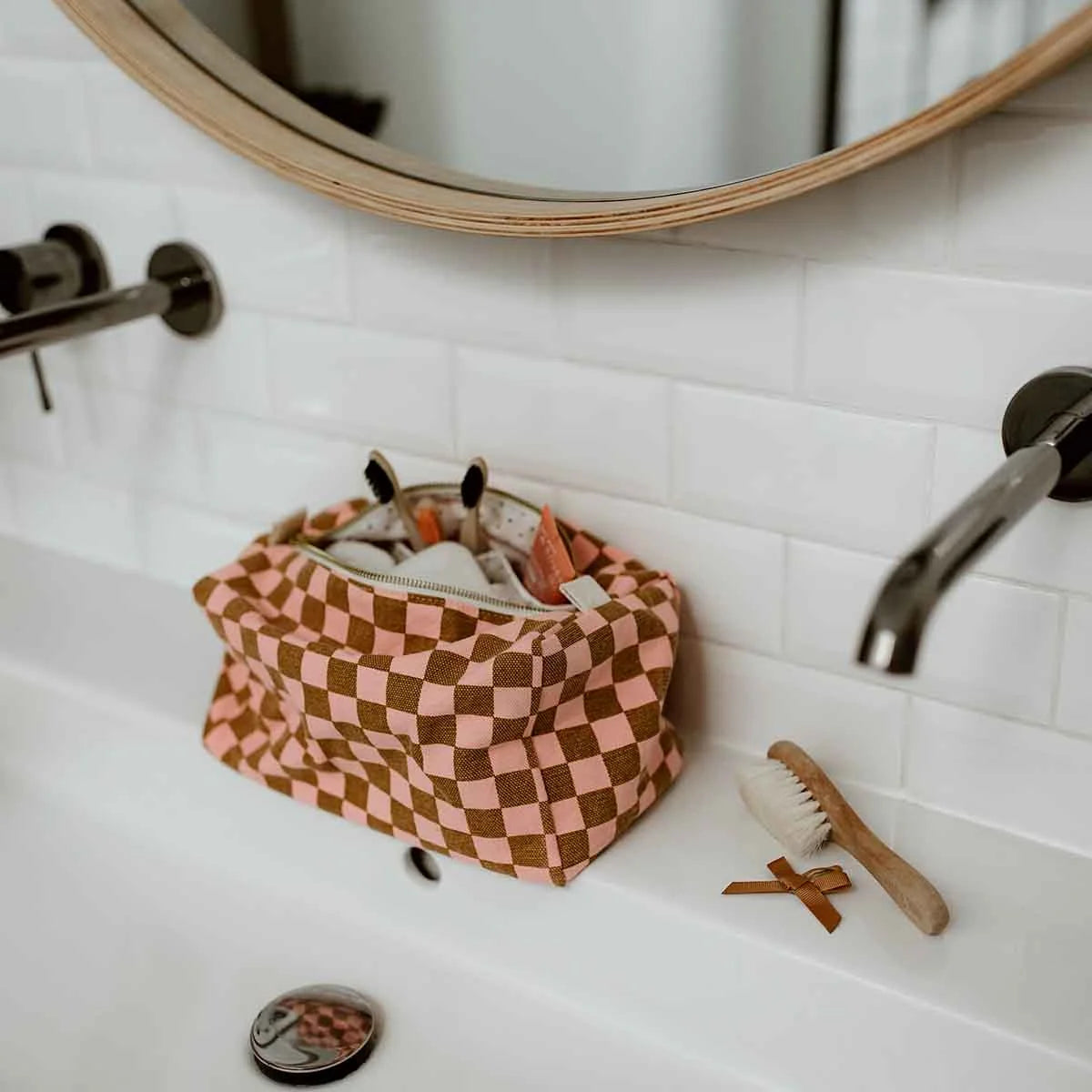 Trousse de toilette- Damier Strawberry