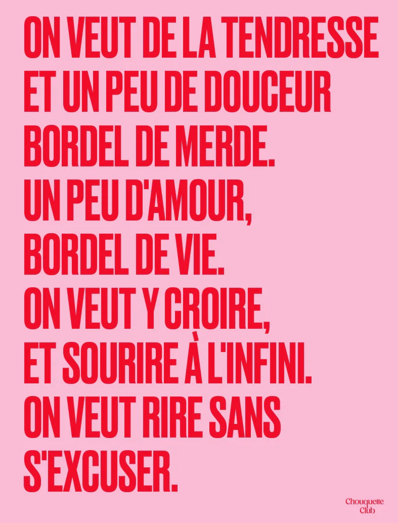 Affiche 50 x 70 cm - Mantra