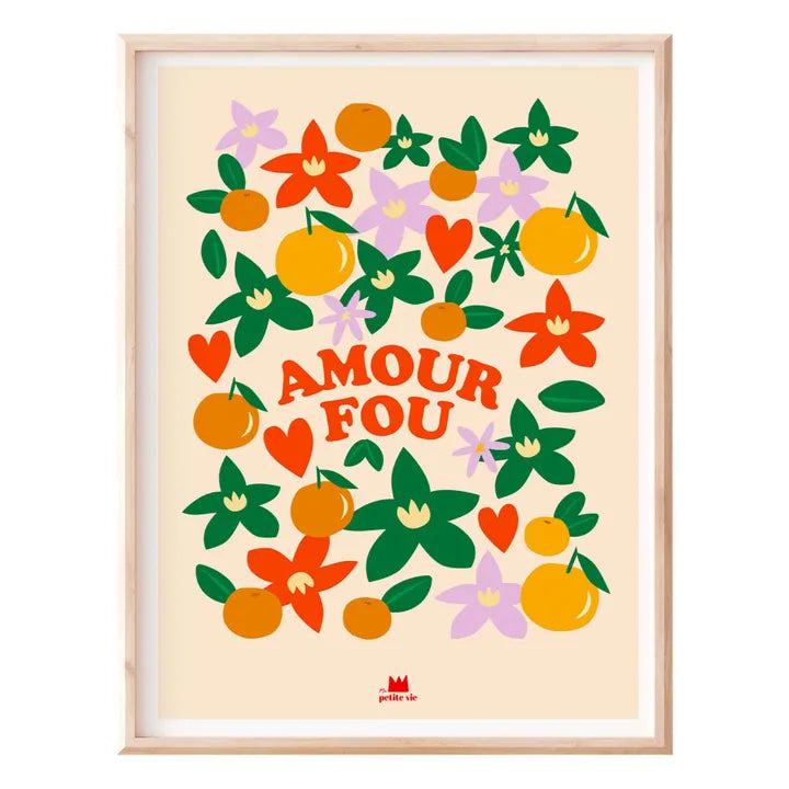 Affiche 30 x 40cm - Amour Fou