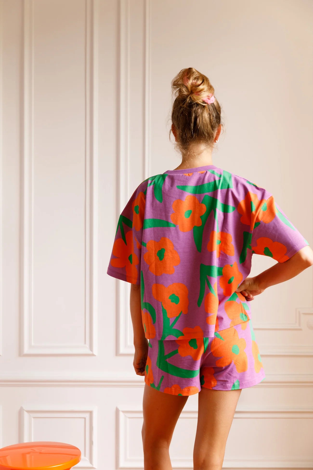 Pyjama coton bio - Lorea Violet