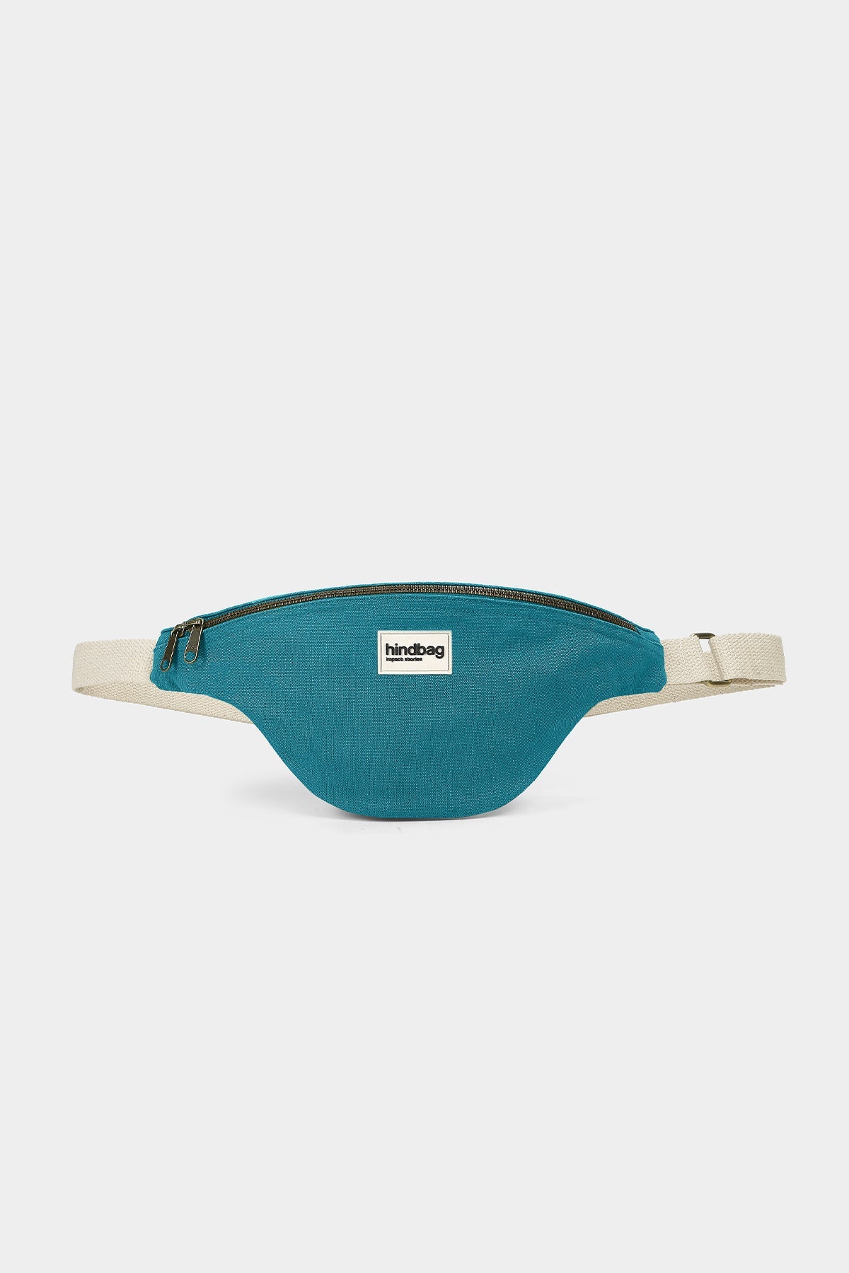 Sac banane Olivia Bleu paon