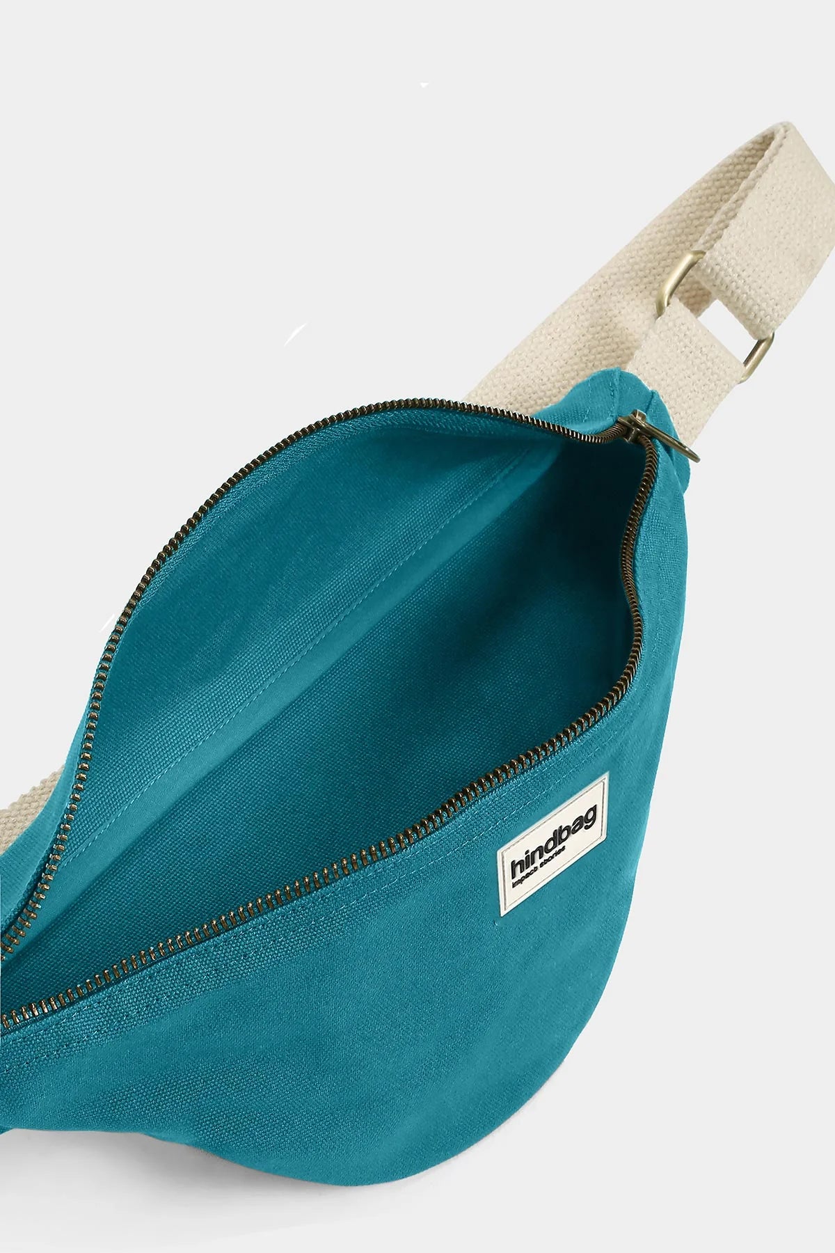 Sac banane Olivia Bleu paon