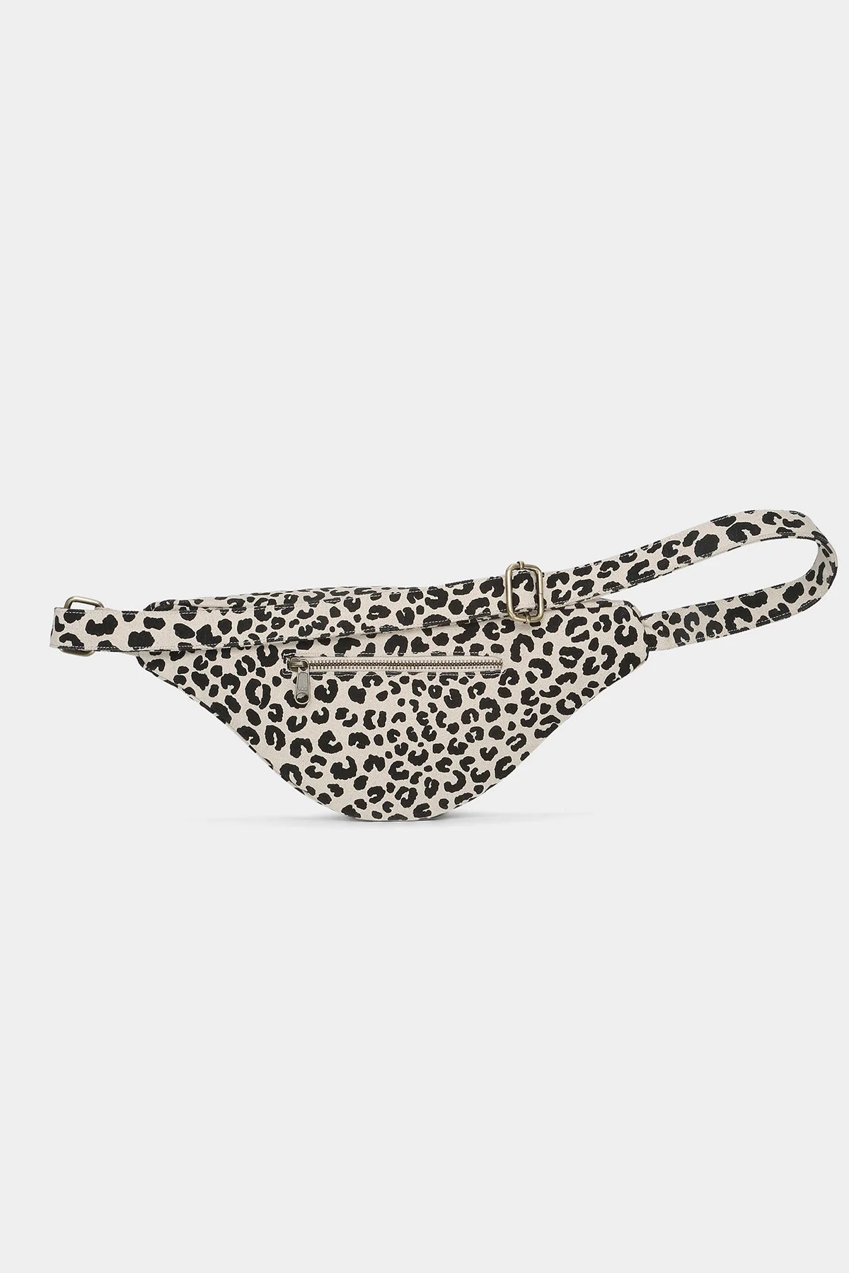 Sac banane L - Sasha Léopard écru