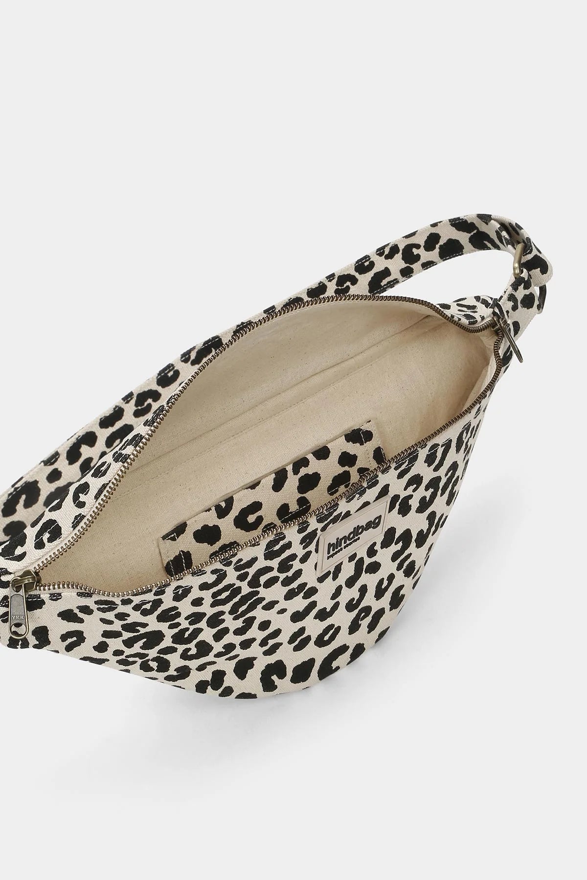 Sac banane L - Sasha Léopard écru